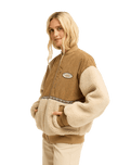 The Billabong Womens Since 73 Wave Jacket in Cement