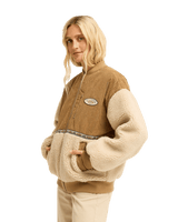 The Billabong Womens Since 73 Wave Jacket in Cement