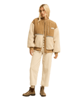 The Billabong Womens Since 73 Wave Jacket in Cement