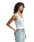 The Billabong Womens Rerun Vest Top in Mist Blue