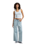 The Billabong Womens Rerun Vest Top in Mist Blue