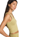 Rerun Vest in Cactus Green