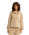 The Billabong Womens Coffee Time 1/4 Zip Sweatshirt in Cobblestone
