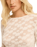 The Billabong Womens Way Out Lace Top in Salt Crystal