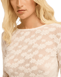 The Billabong Womens Way Out Lace Top in Salt Crystal