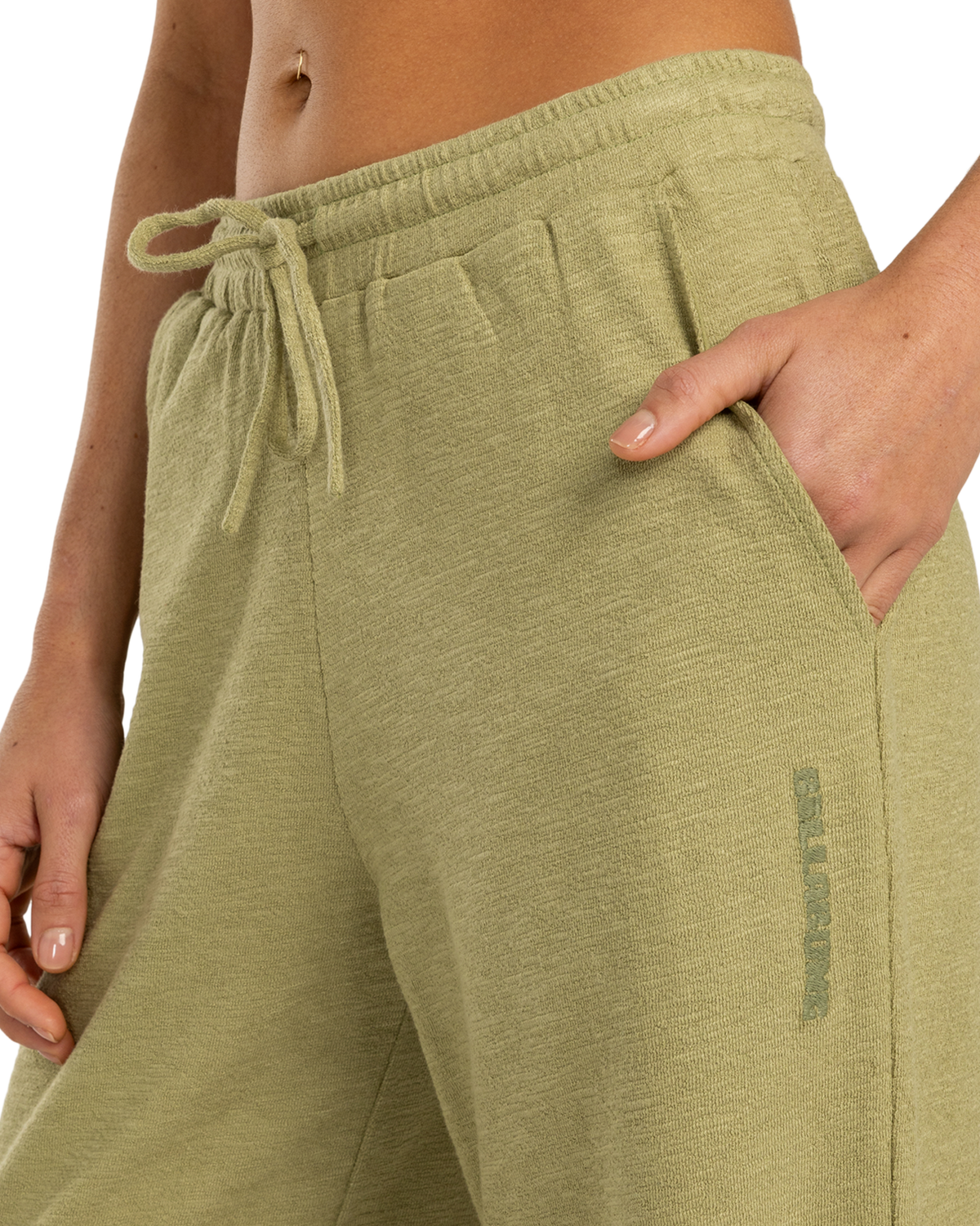 The Billabong Womens Beach Walk Trousers in Avocado