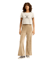 The Billabong Womens Keep It Sunny Trousers in Cobblestone