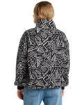 The Billabong Womens Time Off Fleece Jacket in Black Pebble