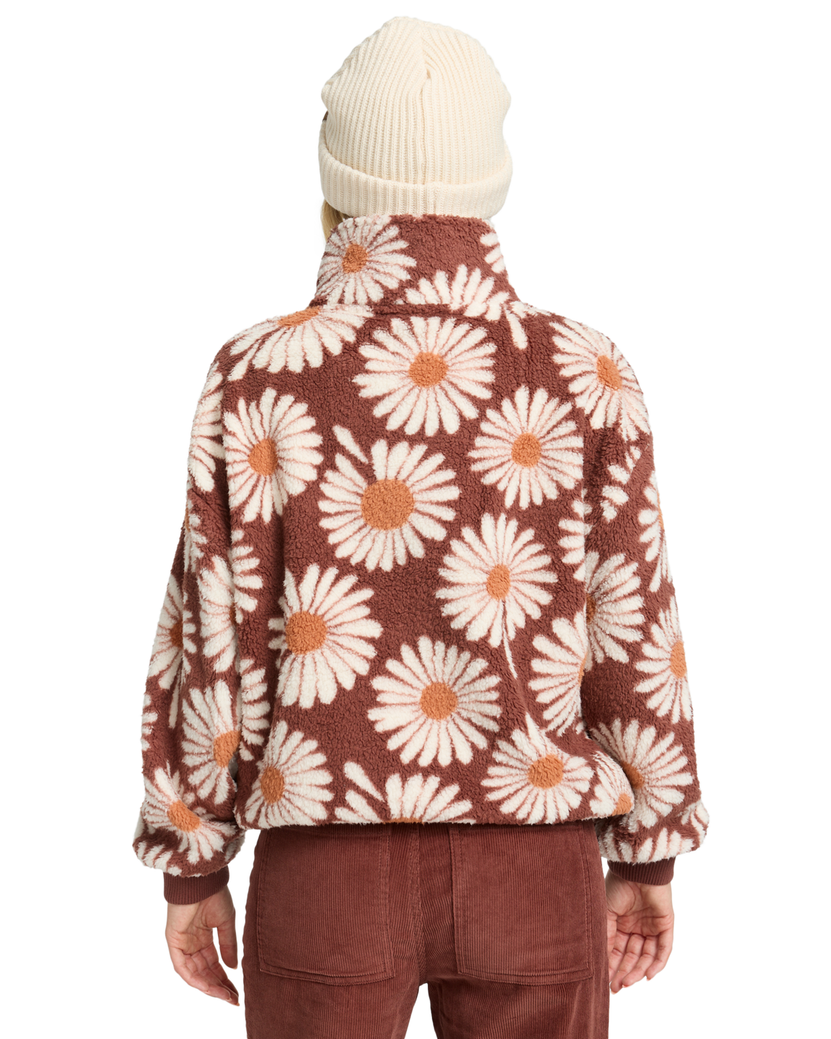 The Billabong Womens Time Off Fleece Jacket in Espresso