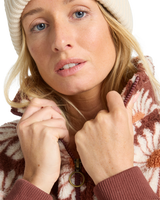 The Billabong Womens Time Off Fleece Jacket in Espresso