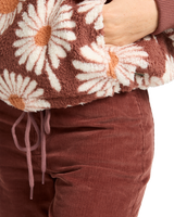 The Billabong Womens Time Off Fleece Jacket in Espresso