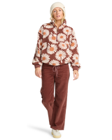 The Billabong Womens Time Off Fleece Jacket in Espresso