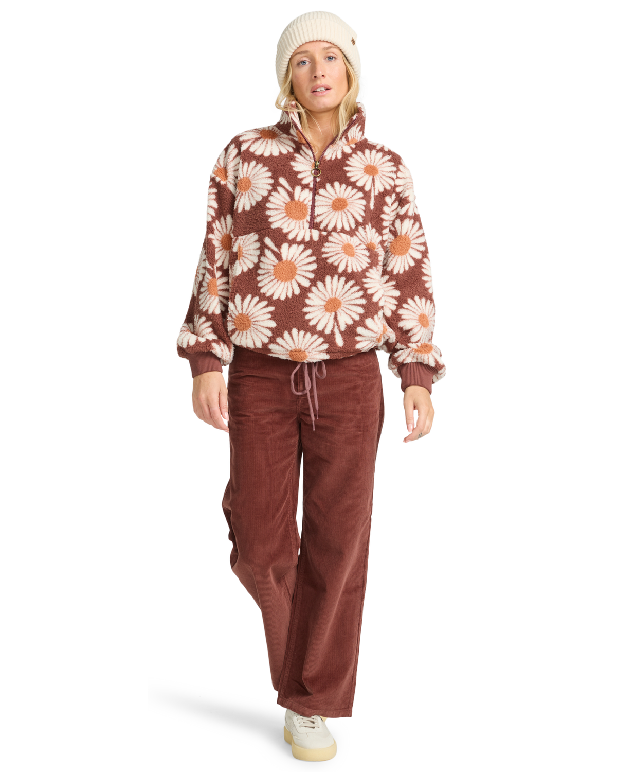 The Billabong Womens Time Off Fleece Jacket in Espresso