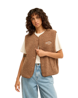 Be Happy Gilet in Brownstone