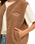 Be Happy Gilet in Brownstone