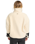 The Billabong Womens Don't You Fleece Jacket in Whitecap