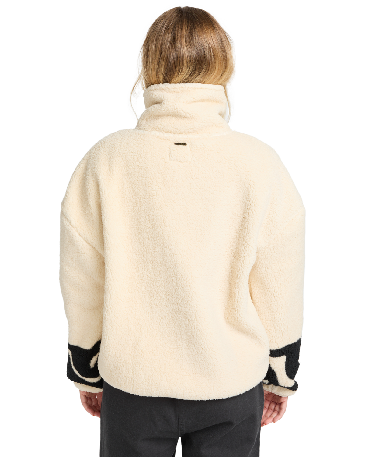 The Billabong Womens Don't You Fleece Jacket in Whitecap