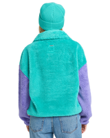 The Billabong Womens Original Since Fleece Jacket in Aqua Haze