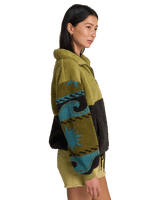 Time Off Fleece Jacket in Cedar Green