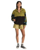 Time Off Fleece Jacket in Cedar Green