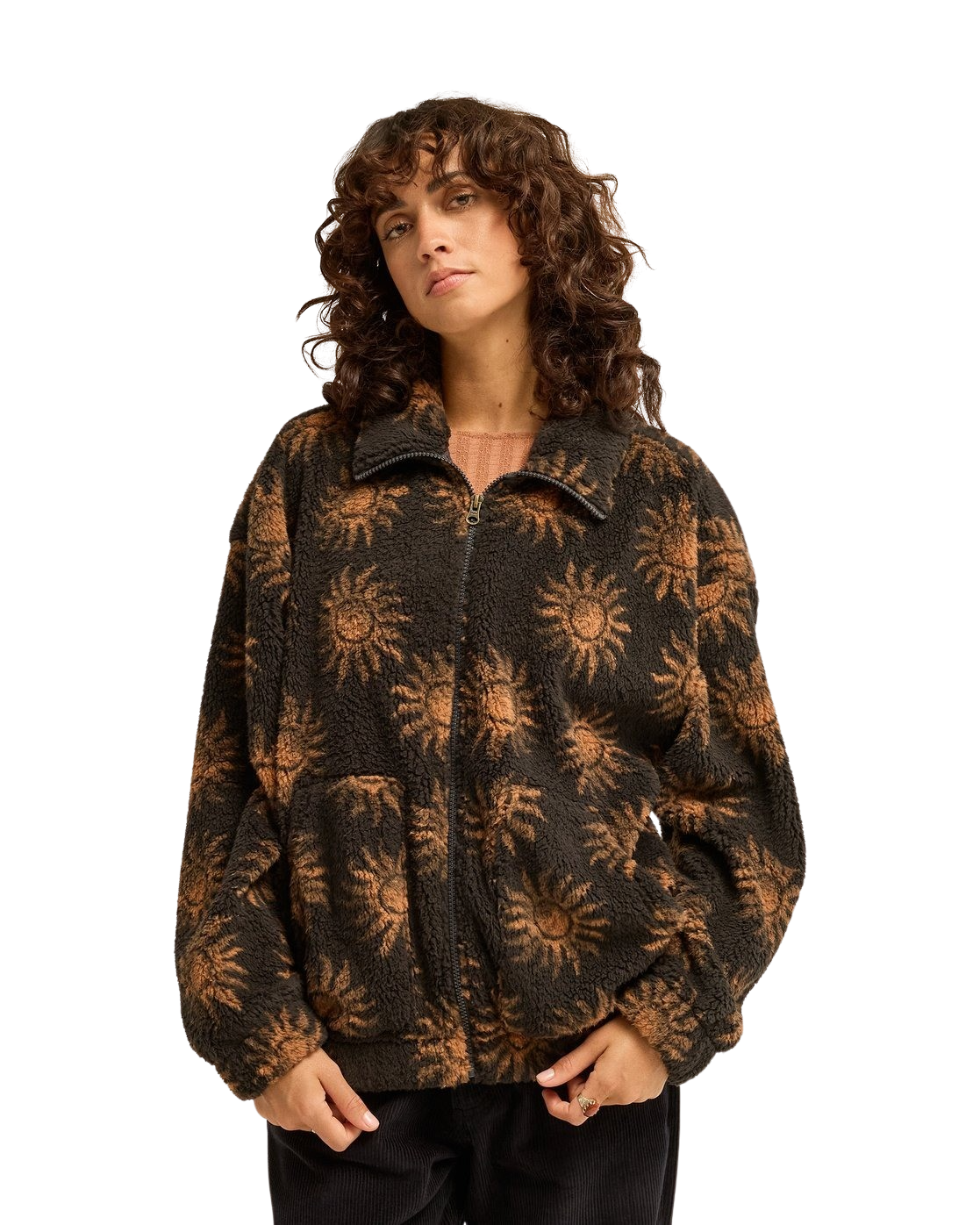 First Light Fleece Jacket in Black Sands