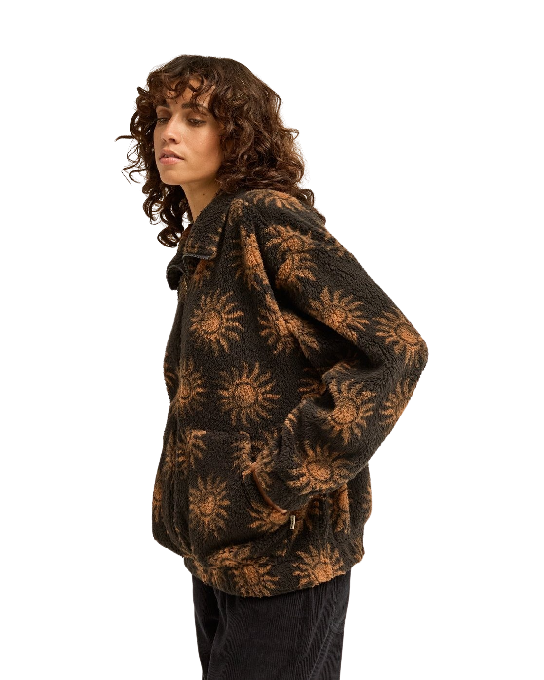 First Light Fleece Jacket in Black Sands