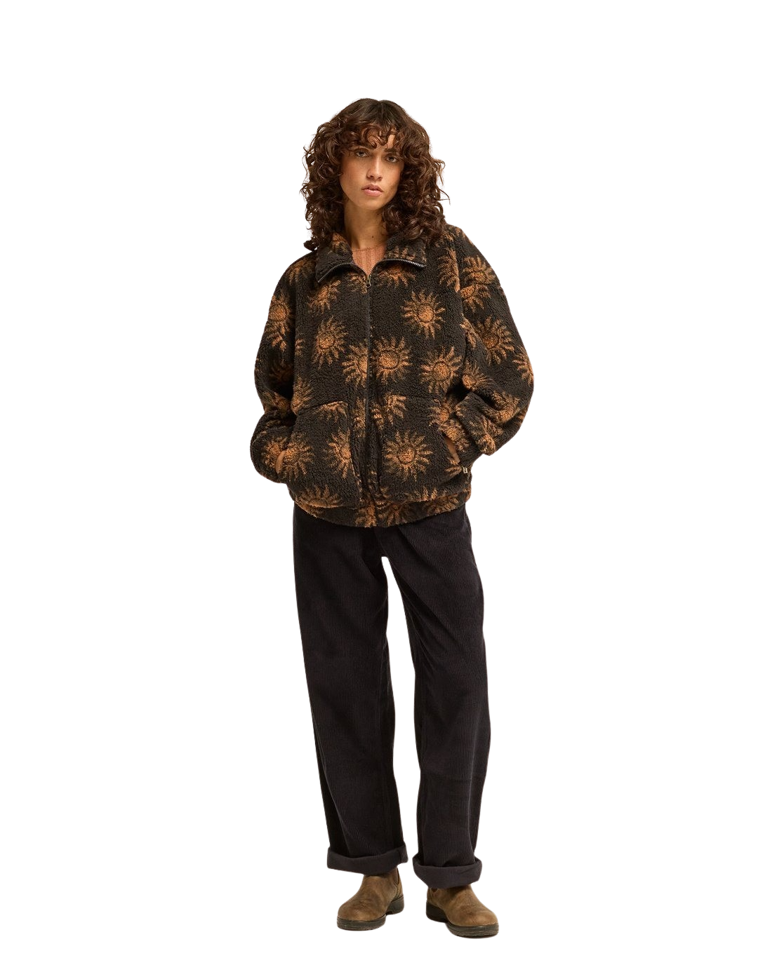 First Light Fleece Jacket in Black Sands