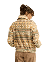 The Billabong Womens Barra 1/2 Zip Fleece Jacket in Sea Fog