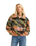 Barra 1/2 Zip Fleece Jacket in Black Pebble