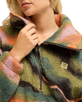 Barra 1/2 Zip Fleece Jacket in Black Pebble