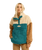 The Billabong Womens Since 73 Vibes 1/4 Zip Fleece Jacket in Colonial Blue