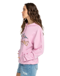 The Billabong Womens Dawn Patrol Hoodie in Lilac Smoke