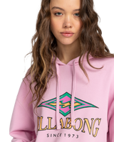 The Billabong Womens Dawn Patrol Hoodie in Lilac Smoke
