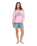 The Billabong Womens Dawn Patrol Hoodie in Lilac Smoke