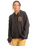 The Billabong Womens El Sol Zip Hoodie in Off Black