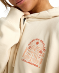 El Sol Zip Hoodie in Whitecap