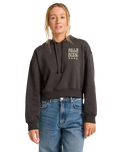 The Billabong Womens Lost Mind Hoodie in Off Black
