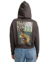 The Billabong Womens Lost Mind Hoodie in Off Black