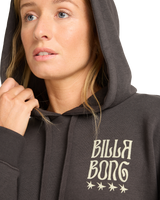 The Billabong Womens Lost Mind Hoodie in Off Black