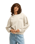 The Billabong Womens Heritage Sweatshirt in Grey Heather