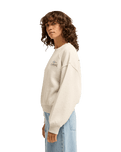 The Billabong Womens Heritage Sweatshirt in Grey Heather