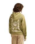 The Billabong Womens Always Looking Zip Hoodie in Army Green
