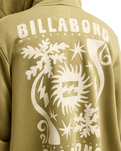 The Billabong Womens Always Looking Zip Hoodie in Army Green