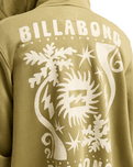 The Billabong Womens Always Looking Zip Hoodie in Army Green