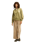 The Billabong Womens Always Looking Zip Hoodie in Army Green