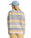 The Billabong Womens Camp Jumper in Whitecap