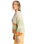 The Billabong Womens On You Cardigan in Evergreen