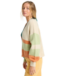 The Billabong Womens On You Cardigan in Evergreen