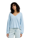The Billabong Womens Cozy Jumper in Mist Blue