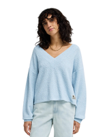 The Billabong Womens Cozy Jumper in Mist Blue